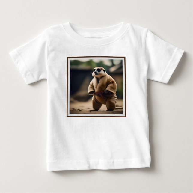 Camiseta De Bebé El Poderoso Meerkat: La Muerte Del Sumo, (Anverso)