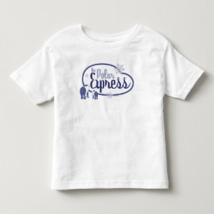 Camiseta De Bebé El Polar Express   Gráfico retro de ositos polares
