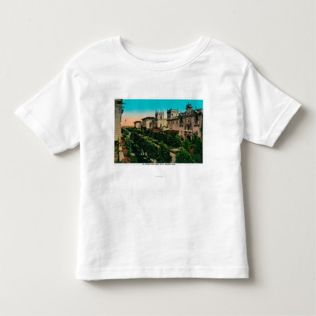 Camiseta De Bebé EL Prado de la puerta del oeste, parque del balboa (Anverso)