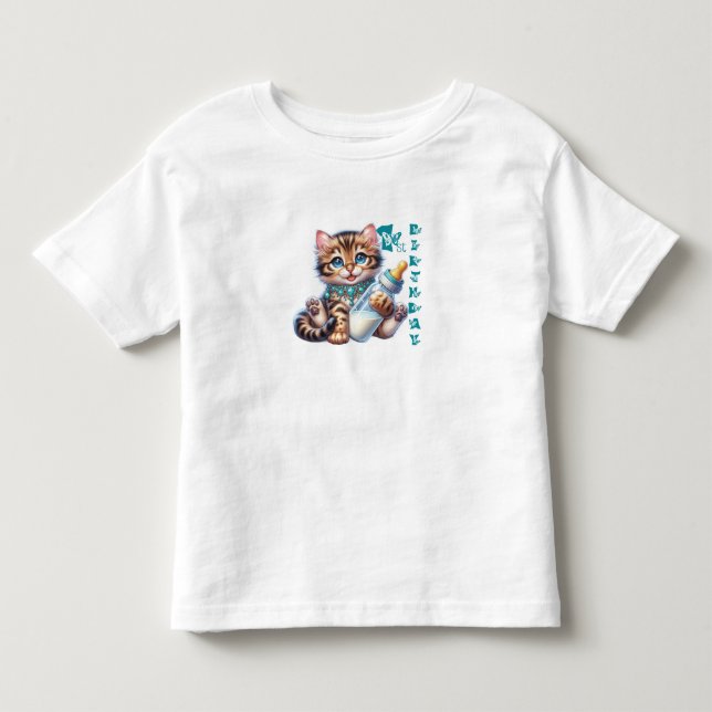 Camiseta De Bebé El primer cumpleaños del bebé. (Anverso)
