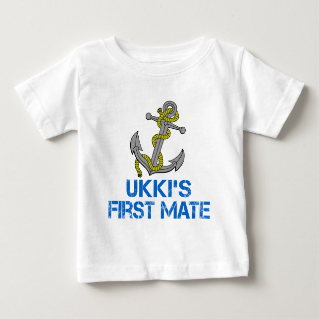 Camiseta De Bebé El primer destino de Ukki (Anverso)