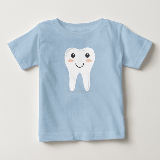 Camiseta De Bebé El primer diente del bebé (Anverso)