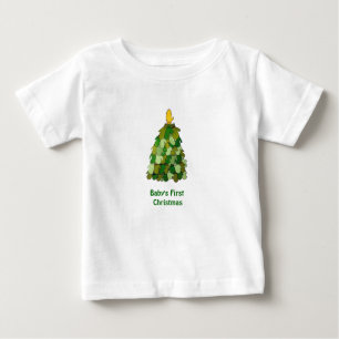 Camiseta De Bebé El primer escalofrío navideño del bebé