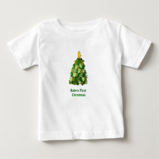 Camiseta De Bebé El primer escalofrío navideño del bebé