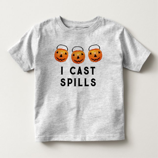 Camiseta De Bebé El primer Halloween del bebé (Anverso)