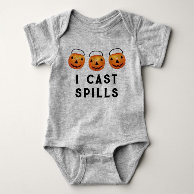 Camiseta De Bebé El primer Halloween del bebé (Anverso)