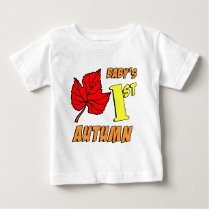 Camiseta De Bebé El primer otoño del bebé