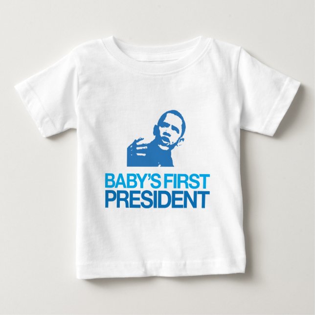 Camiseta De Bebé El primer presidente del bebé (Anverso)