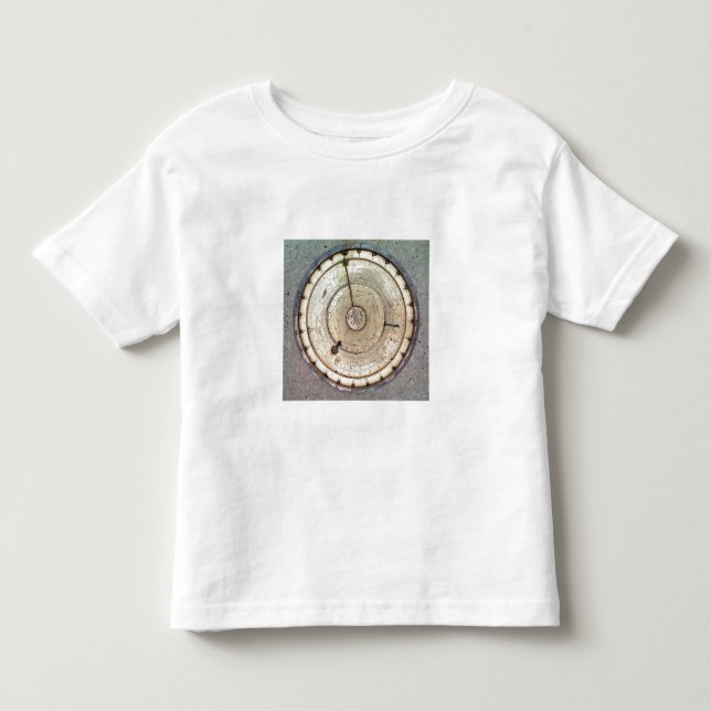 Camiseta De Bebé El primer reloj de resorte con el caracol, vista a (Anverso)
