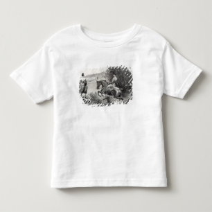 Camiseta De Bebé El príncipe Alberto Caza cerca del Castillo de Bel