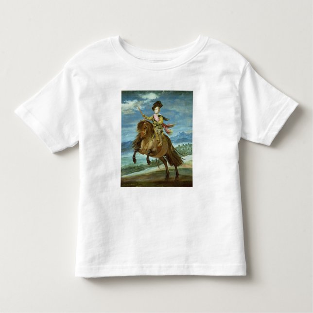 Camiseta De Bebé El príncipe Balthasar Carlos a caballo, c.1635-36 (Anverso)