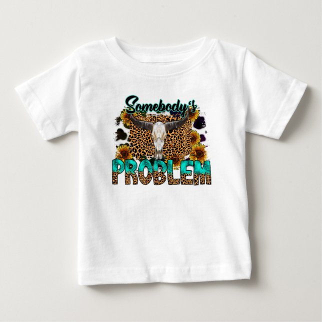 Camiseta De Bebé El problema de alguien Wallen (Anverso)