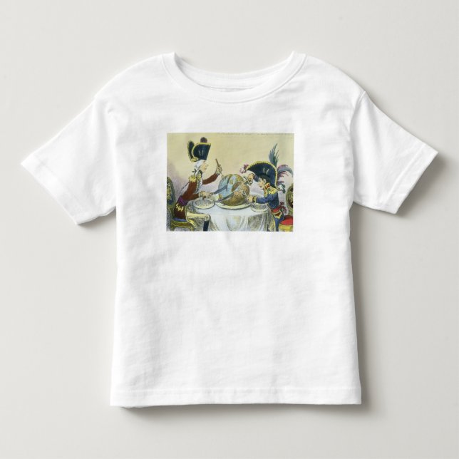 Camiseta De Bebé El pudín de ciruelo en el peligro, 1805 (Anverso)