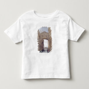 Camiseta De Bebé El puente de suspiros, Venecia, grabada por