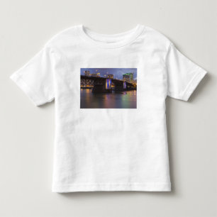 Camiseta De Bebé El puente Morrison sobre el río Willamette