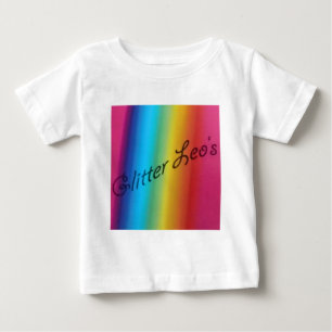 Camiseta De Bebé El purpurina Leo