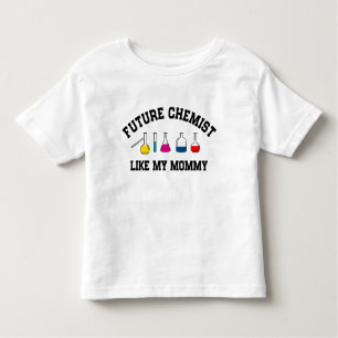 Camiseta De Bebé El químico futuro tiene gusto de mi mamá
