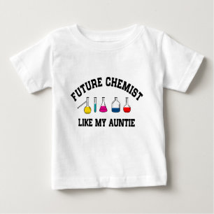 Camiseta De Bebé El químico futuro tiene gusto de mi tía