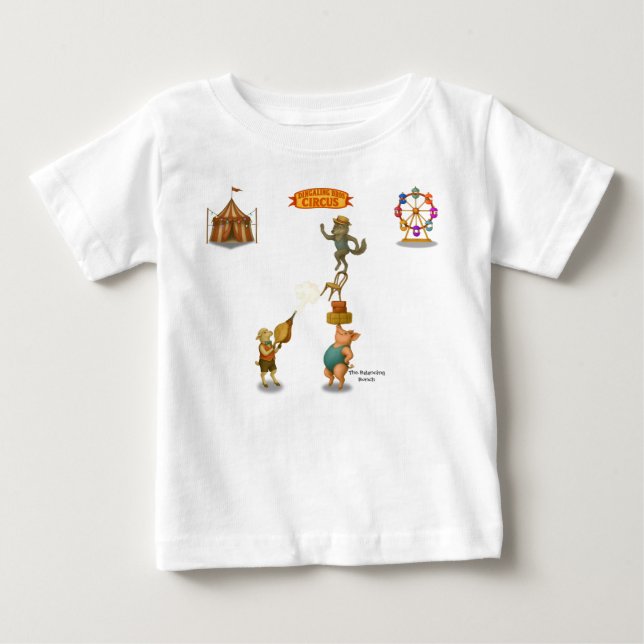 Camiseta De Bebé El ramo equilibrado (Anverso)