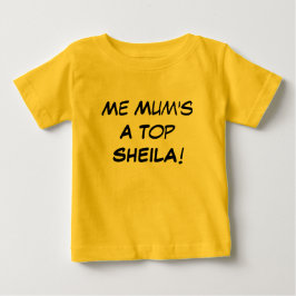 Camiseta De Bebé El regalo de bebé para la mamá es una excelente Sh