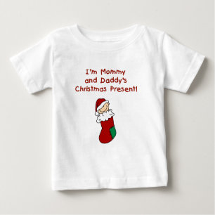 Camiseta De Bebé El regalo de Navidad de mamá y papá