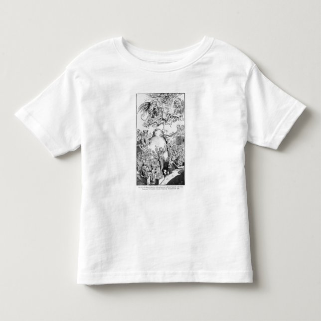 Camiseta De Bebé El reinado del Antichrist (Anverso)