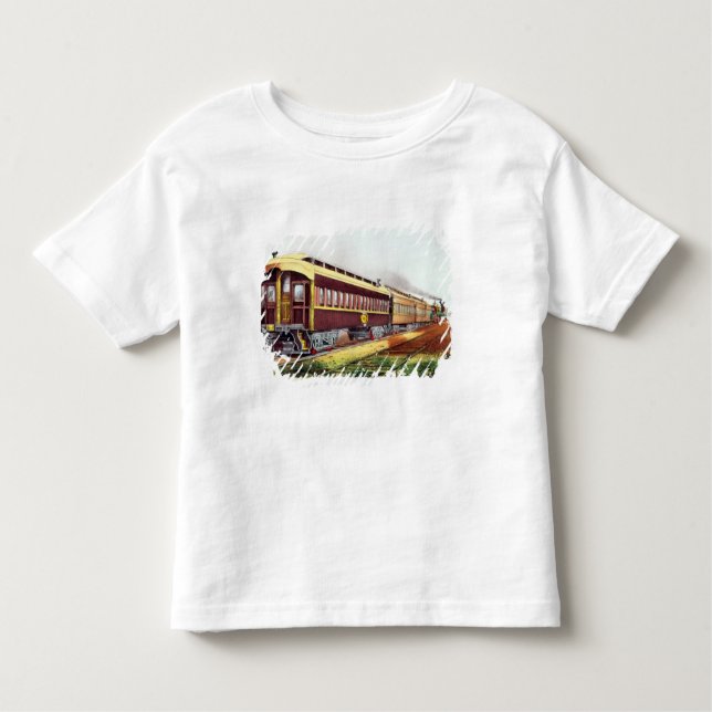 Camiseta De Bebé El relámpago expreso (Anverso)