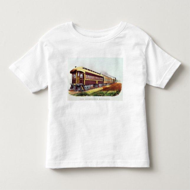 Camiseta De Bebé El relámpago expreso (Anverso)