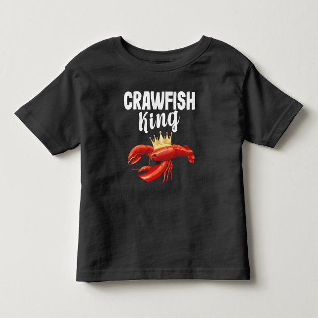 Camiseta De Bebé El restaurante gastronómico Crawfish King Sea (Anverso)