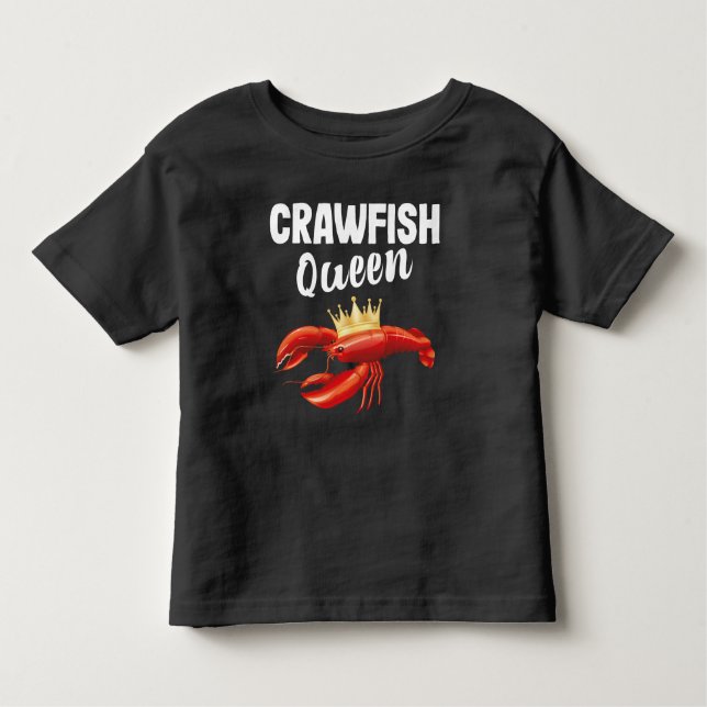 Camiseta De Bebé El restaurante gastronómico Crawfish Queen Sea (Anverso)