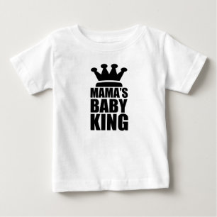 Camiseta De Bebé El rey bebé de mamá