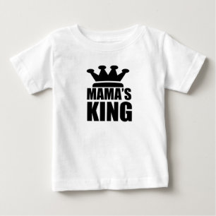 Camiseta De Bebé El rey bebé de mamá