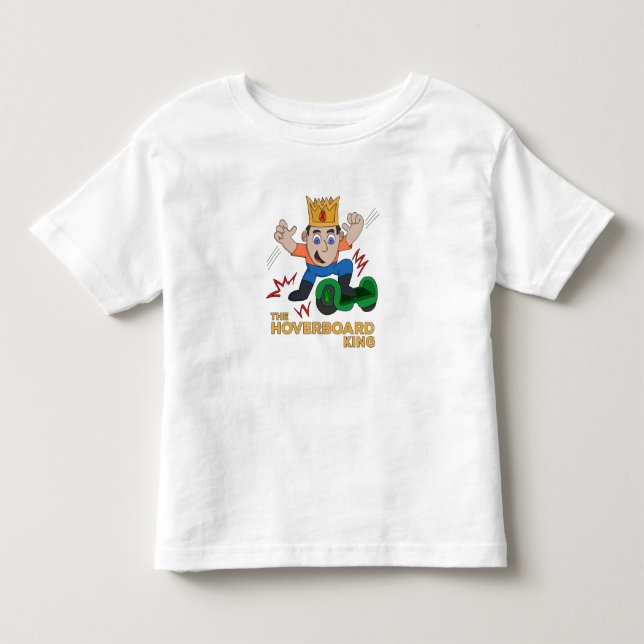 Camiseta De Bebé El rey del hoverboard (Anverso)