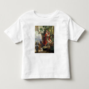 Camiseta De Bebé El rezo de Gideon, dibujo animado para una