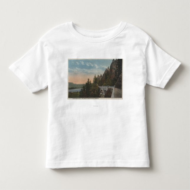 Camiseta De Bebé El río Columbia, Oregon (Anverso)