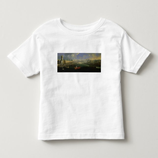 Camiseta De Bebé El río el Sena (Anverso)