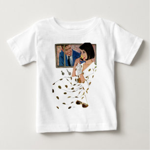 Camiseta De Bebé El Rosa de oro