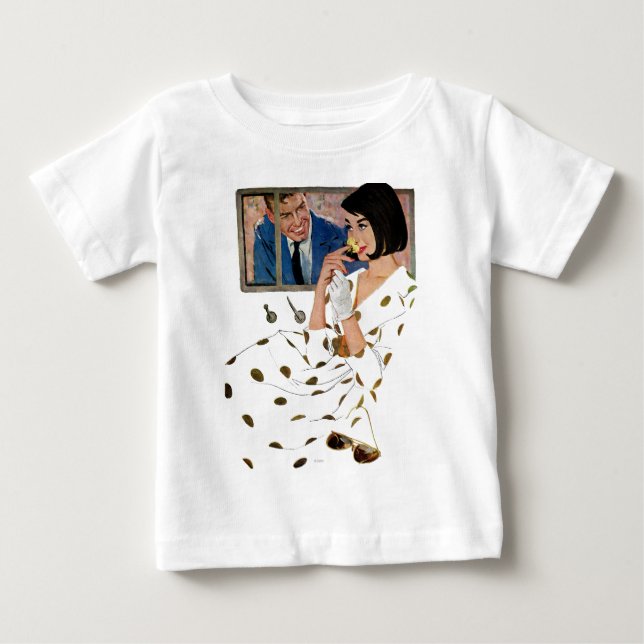 Camiseta De Bebé El Rosa de oro (Anverso)