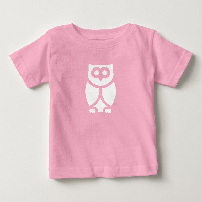 Camiseta De Bebé El sabio búho (Anverso)