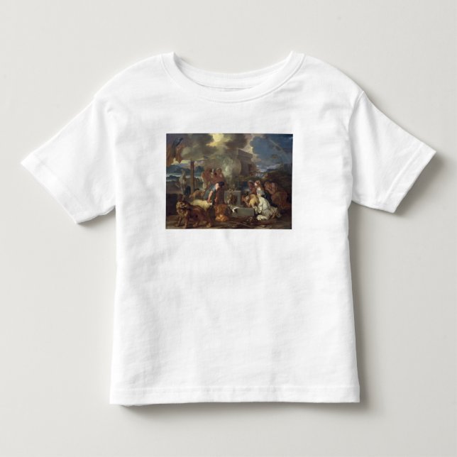 Camiseta De Bebé El sacrificio de Noah, c.1640 (Anverso)