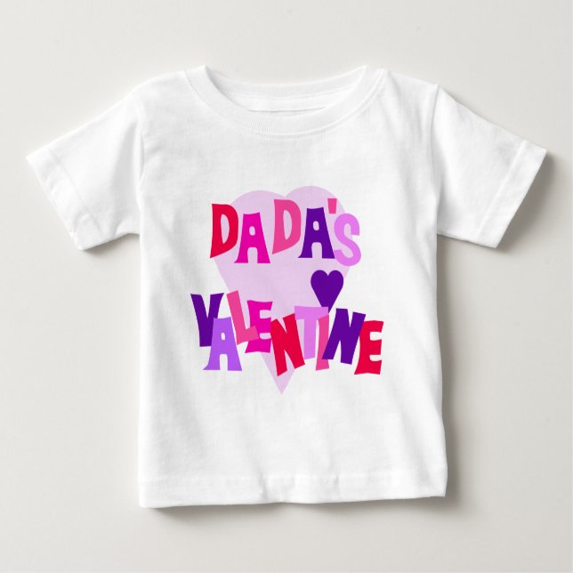 Camiseta De Bebé El San Valentín de Dada (Anverso)