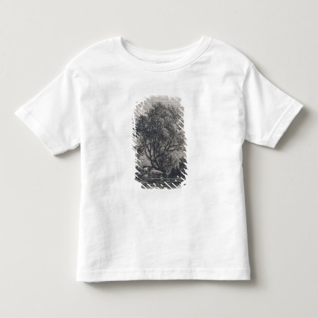 Camiseta De Bebé El sauce (aguafuerte) (Anverso)