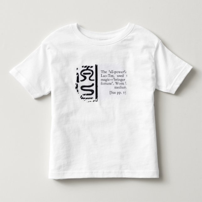 Camiseta De Bebé El sello "todopoderoso" del lao-Tze (Anverso)