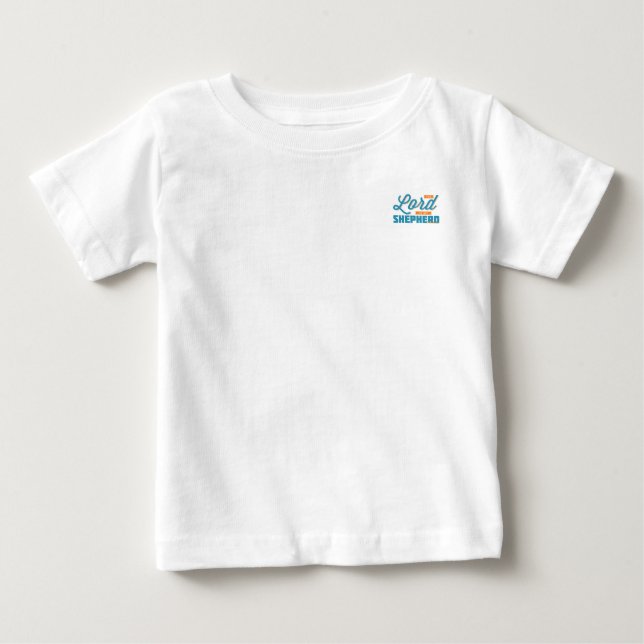 Camiseta De Bebé El Señor es mi pastor (Anverso)