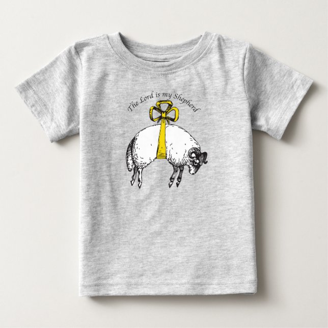 Camiseta De Bebé El SEÑOR es mi pastor Salmo 23 (Anverso)