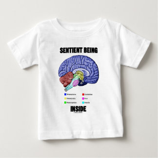 Camiseta De Bebé El ser sensible interior (cerebro anatómico)