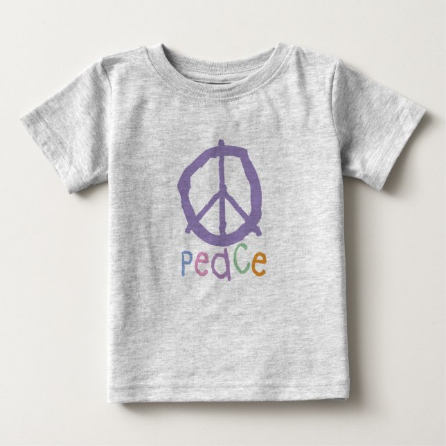 Camiseta De Bebé El signo de la paz del niño (Anverso)