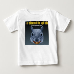 Camiseta De Bebé El silencio de las ardillas - una parodia