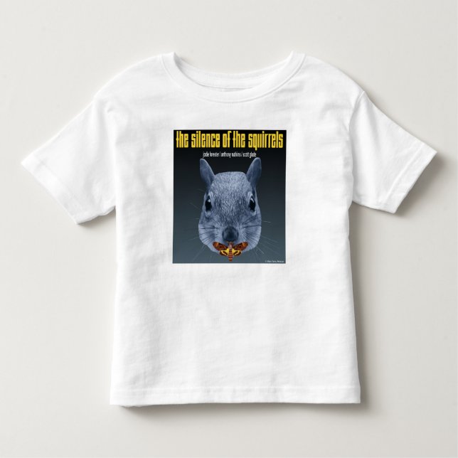 Camiseta De Bebé El silencio de las ardillas - una parodia (Anverso)