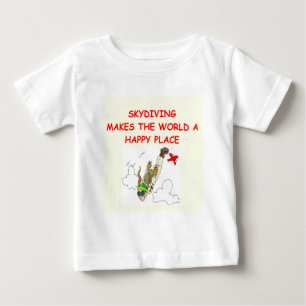 Camiseta De Bebé el skydiving